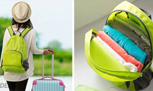 Cách xếp quần áo gọn gàng vào balo khi đi du lịch